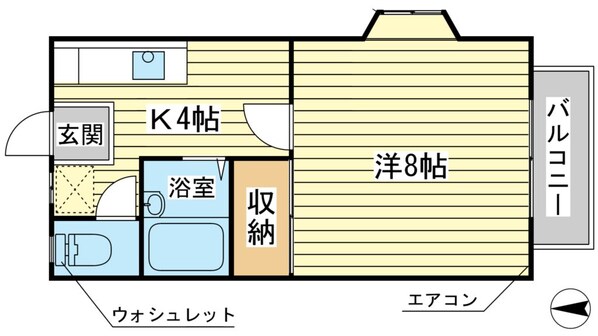 サンハイツ大町の物件間取画像